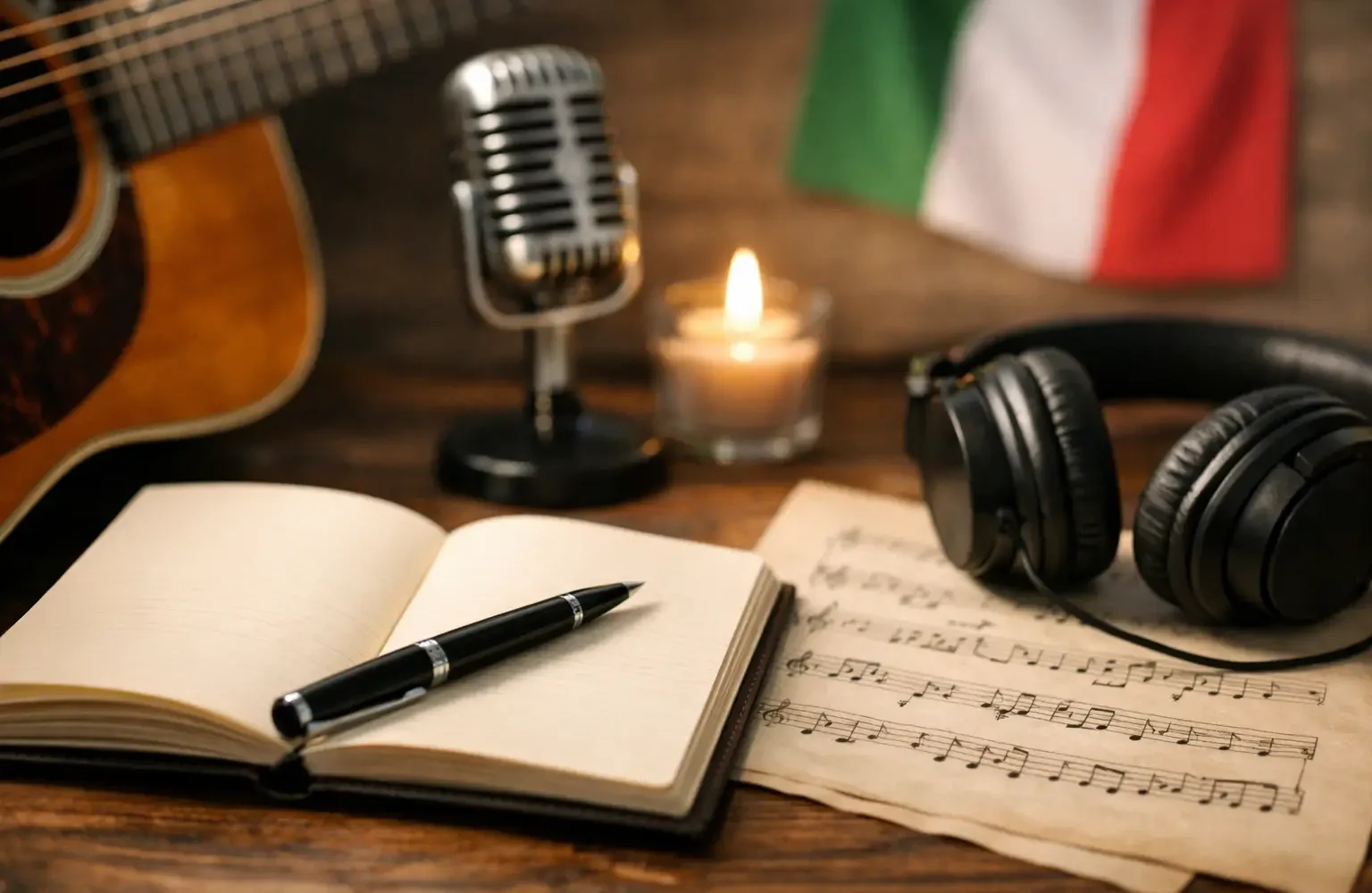 Testi evocativi nella musica italiana che restano