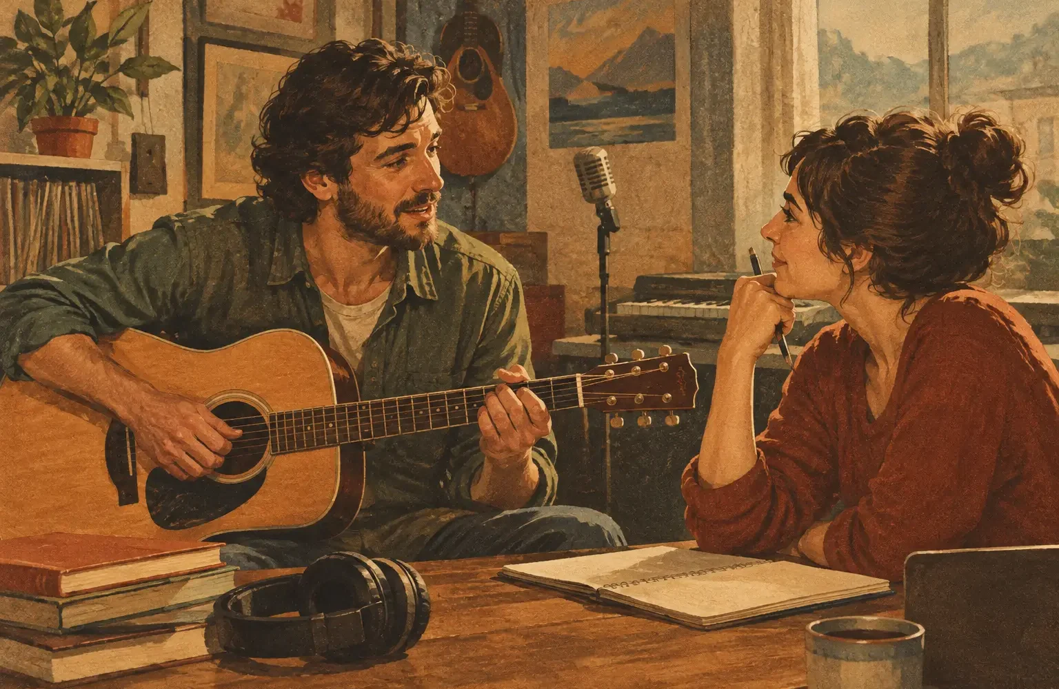 Contattare un cantautore per collaborazione musicale